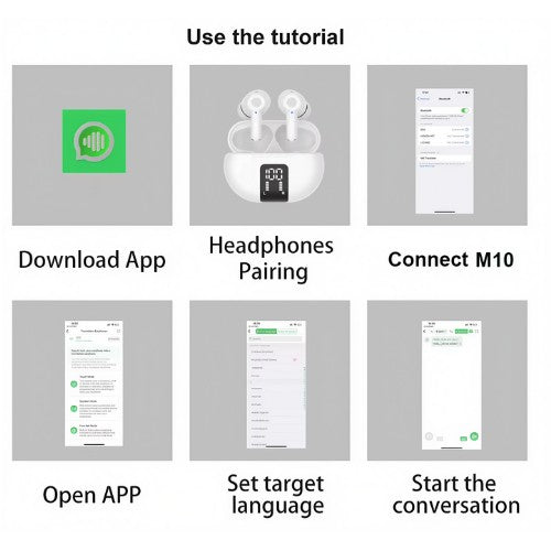High-Tech Headphones - 144 Languages Translation