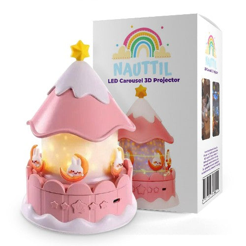 LED Carousel 3D Projector